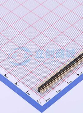 排针 X1321WV-2x36J-C30D23 插件,P=1.27mm 2x36P 方针 原装正品