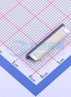 FFC/FPC连接器 KH-CL1.0-H2.5-16PIN SMD,P=1mm,卧贴 抽屉式 16P