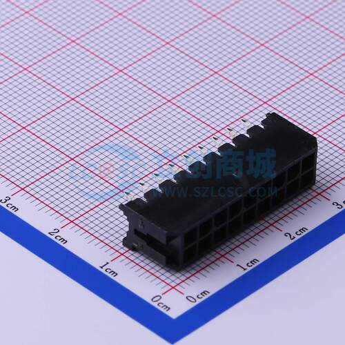 线对板针座 C3030WV-F-2X09P 插件,P=3mm 2x9P 直插 电子元器件