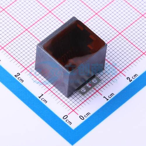 以太网连接器 X35ADIWW6SB3009 RJ45插座 立贴 无屏蔽