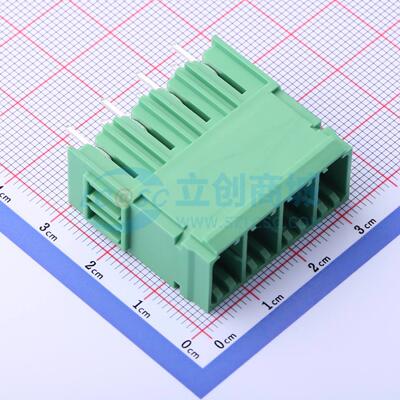 插拔式接线端子 JL5EDGVHC-76204G01 插件,P=7.62mm 板端/插座-闭