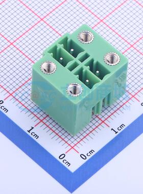 插拔式接线端子 KF2EDGKVM-3.5-2*2P 插件,P=3.5mm 板端/插座-闭