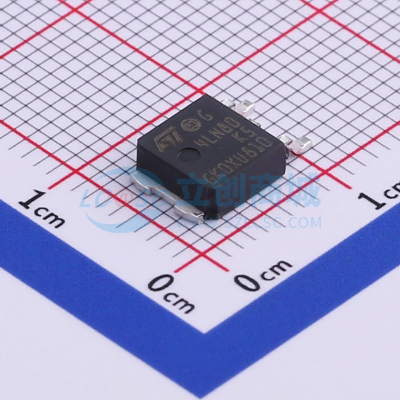 场效应管MOS STD4LN80K5 DPAK 800V 3A ST(意法半导体) 原装