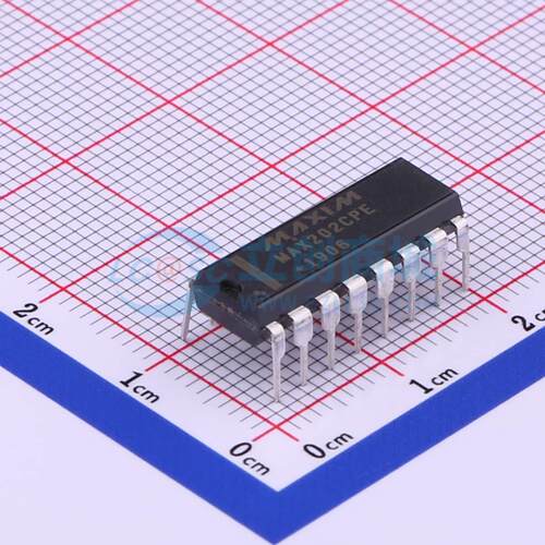 RS232芯片 MAX202CPE+ PDIP-16 原装正品 电子元器件配单