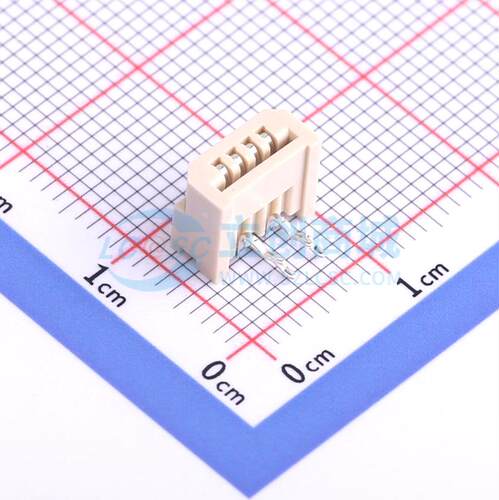FFC/FPC连接器 AF125-S04WCC-00 插件,P=1.25mm 4P 上接 原装正品