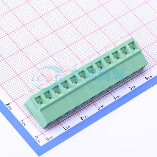 螺钉式接线端子 DB128V-5.08-12P-GN-S 插件,P=5.08mm 1x12P 原装