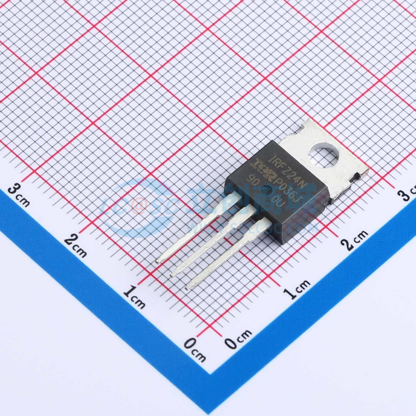 场效应管(MOSFET) IRFZ24NPBF TO-220AB 55V 17A Infineon(英飞凌