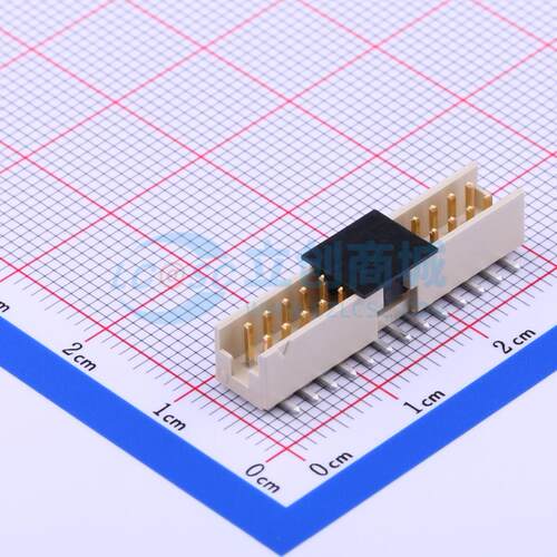 线对板针座 98424-G52-26ALF SMD,P=2mm 2x13P 立贴 电子元器件