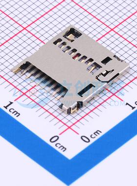 SD卡/存储卡连接器 TF-108-ARP10 SMD 自弹式 MicroSD卡(TF卡) 卡