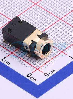 3.5mm耳机座 PJ-332D-6A SMD 1A 原装正品 电子元器件配单