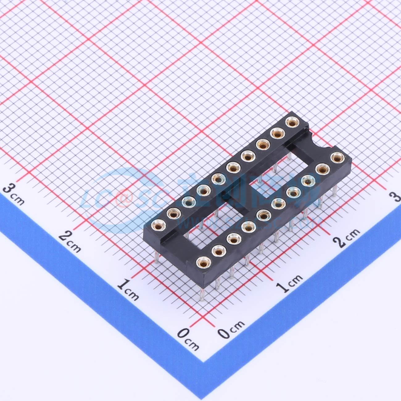 IC/晶体管插座 IC254V-12-20-0743 DIP-20 2.54mm 电子元器件配单