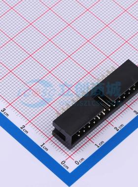 连接器 DS1013-24SSiB1-B-0 插件,P=2.54mm 2x12P 简牛座