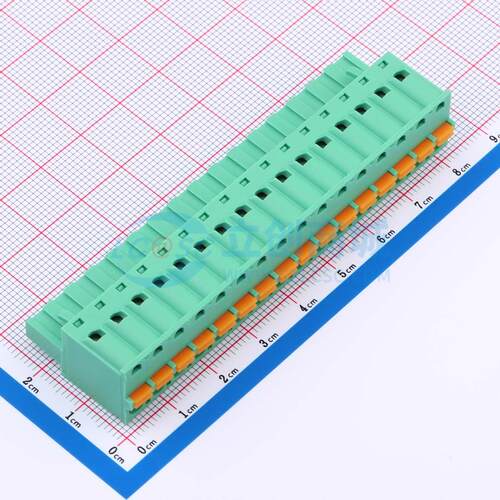 插拔式接线端子 MX2EDGKD-5.08-16P-GN01-Cu-A 插件,P=5.08mm 1x1