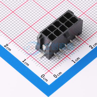 线对板针座 XDWF-C3030LT-2*5P SMD,P=3mm 2x5P 立贴 电子元器件