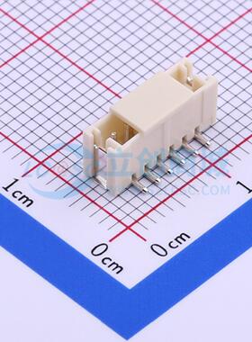线对板针座 HX15001-6AB SMD,P=1.5mm 1x6P 立贴 电子元器件配单