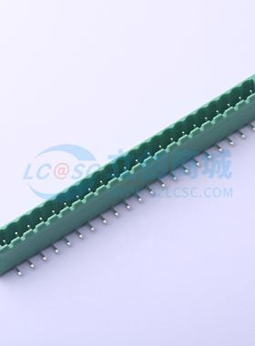 插拔式接线端子 DB2ERMF-5.08-22P-GN 弯插,P=5.08mm 板端/插座-