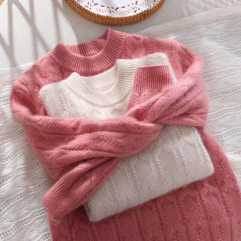 购秋冬儿童羊毛衫高领女童装男童毛衣套头宝宝羊毛衫加厚小孩打底