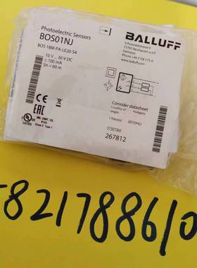 原装BALLUFF巴鲁夫BOS01NJ对射式光电传感器BOS 18M-PA-LE20-S4