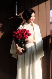 美学间 宋. sud AMBRE A01 外套 丝毛料子 米白色 19053