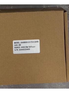 全新MKS流量计，型号649B00121T21CAVR，氦气