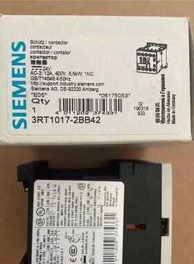 接触器3RT1017-2BB41/42  3RH1122 /