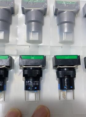 APT LA39-E按钮开关，绿色带灯指示，全新原装正品。照