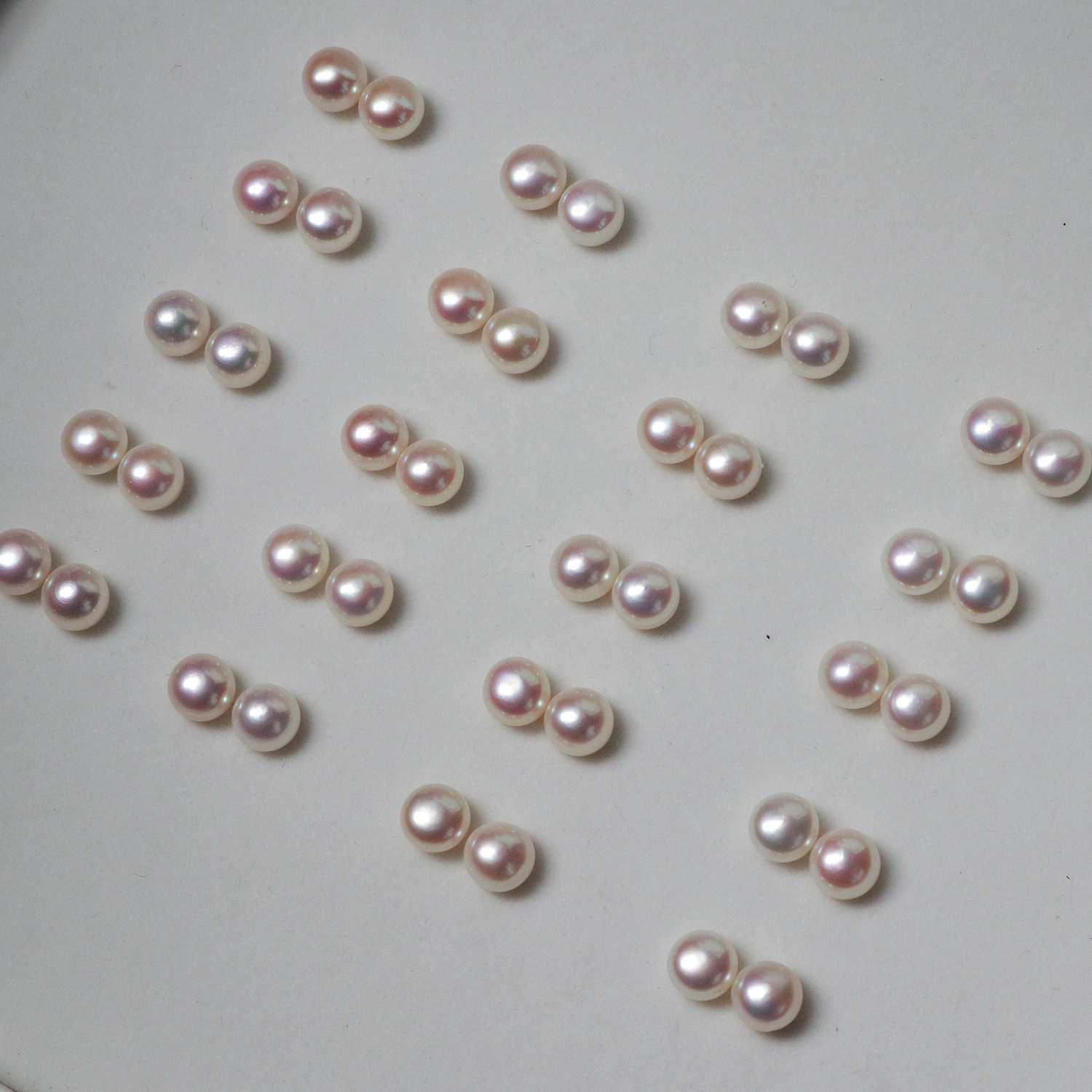 耳钉天然珍珠纯银天然淡水