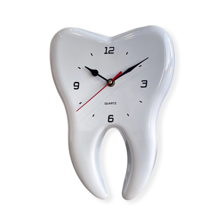 创意牙齿时钟口腔诊所装 饰牙科挂钟牙医齿科门诊健康宣传礼品钟表