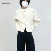 mountain 外套 轻奢长袖 tree中式 小香风男高级感宽松休闲夹克韩版