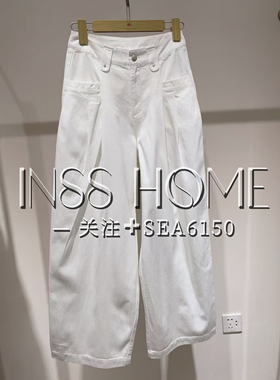 卡芙芮2025夏国内专柜正品代购5B412202白色高腰牛仔裤679