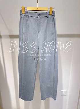 卡芙芮2024冬国内专柜代购4C433301灰色西装裤579