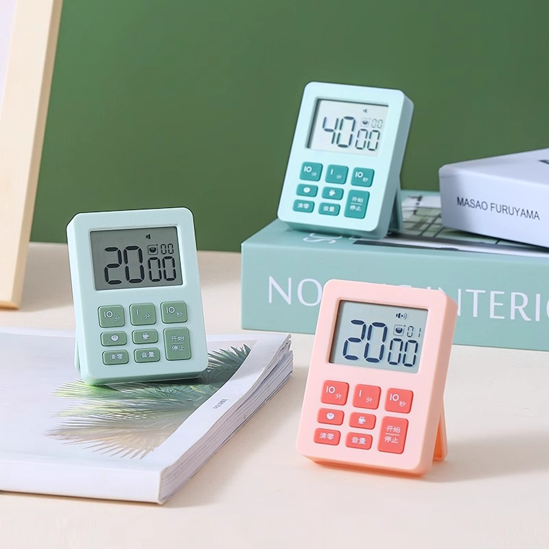 计时器小学生自律神器三合一闹钟静音定时儿童学习专用时间管理器
