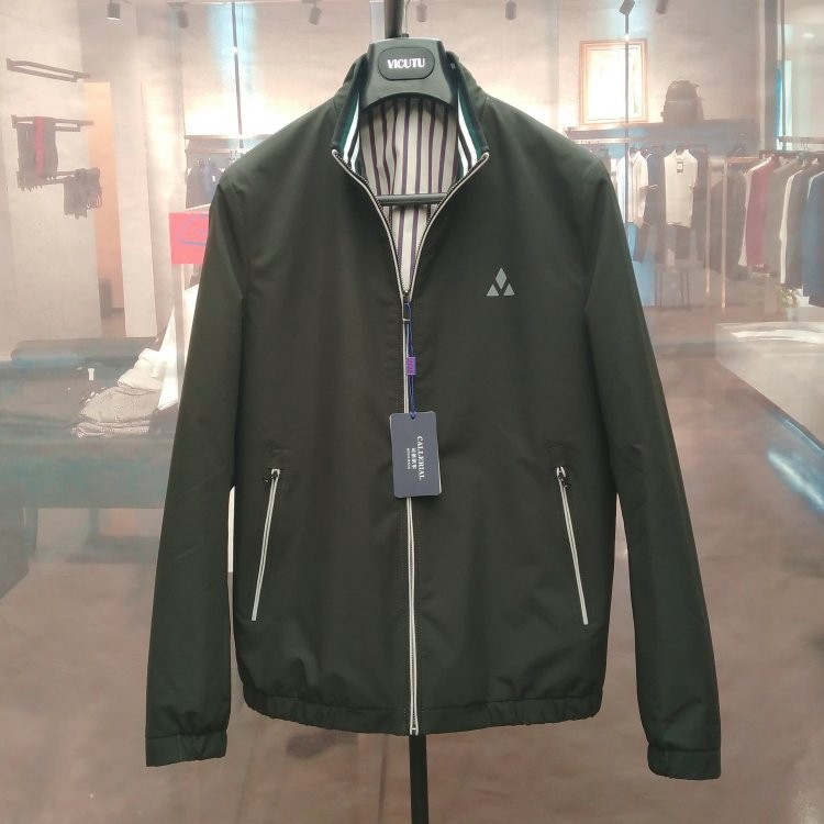新春立领夹克两色入男装时尚收口衣服外套茄克