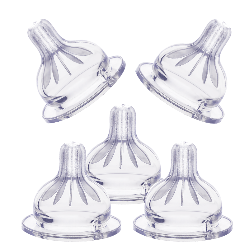 吉祥小鱼婴儿硅胶奶嘴宽口径奶瓶通用 新生儿宝宝圆孔奶嘴5个装,婴童用品,奶嘴/安抚奶嘴,淘宝优惠券,粉丝福利购,淘宝优惠卷