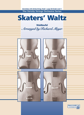 溜冰圆舞曲 瓦尔德退费尔1级弦乐团 总分谱 MP3 Skaters’ Waltz
