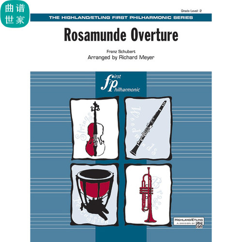 第九交响曲罗莎蒙德序曲Rosamunde Overture 2级管弦乐总分谱+MP3