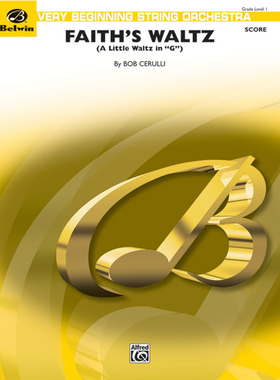 弦乐团 费思圆舞曲 G D弦指法练习 Faith's Waltz 初级 总分谱mp3