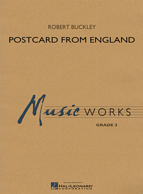 英国邮卡Postcard from England 3.0级管乐合奏 总谱 分谱 MP3