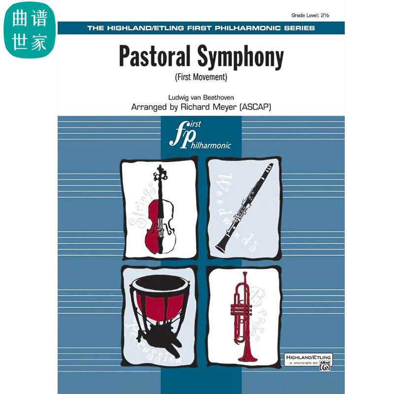 【管弦乐团】田园交响曲 第一乐章 Pastoral Symphony总分谱 MP3