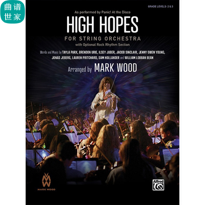High Hopes 满怀希望 弦乐团 3-4级 总谱 分谱 mp3