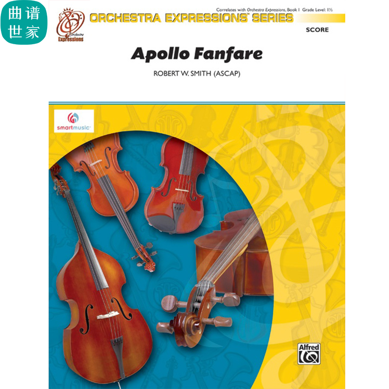 1.5级 交响弦乐 阿波罗幻想曲Apollo Fanfare总分谱总谱分谱 MP3