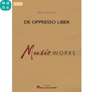 De Oppresso Liber 解放被压迫者 5.0级 管乐合奏 总谱 分谱 MP3