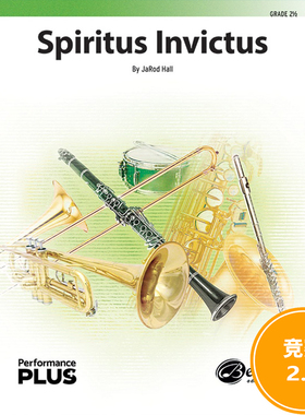 管乐总谱 不屈不挠Spiritus Invictus 2.0级 总谱 分谱 MP3