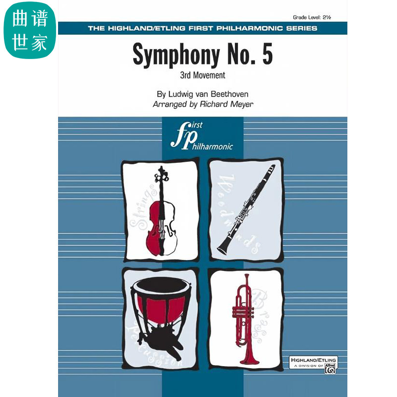 【管弦乐团】贝多芬第五交响曲 第三乐章Symphony No. 5总分谱MP3