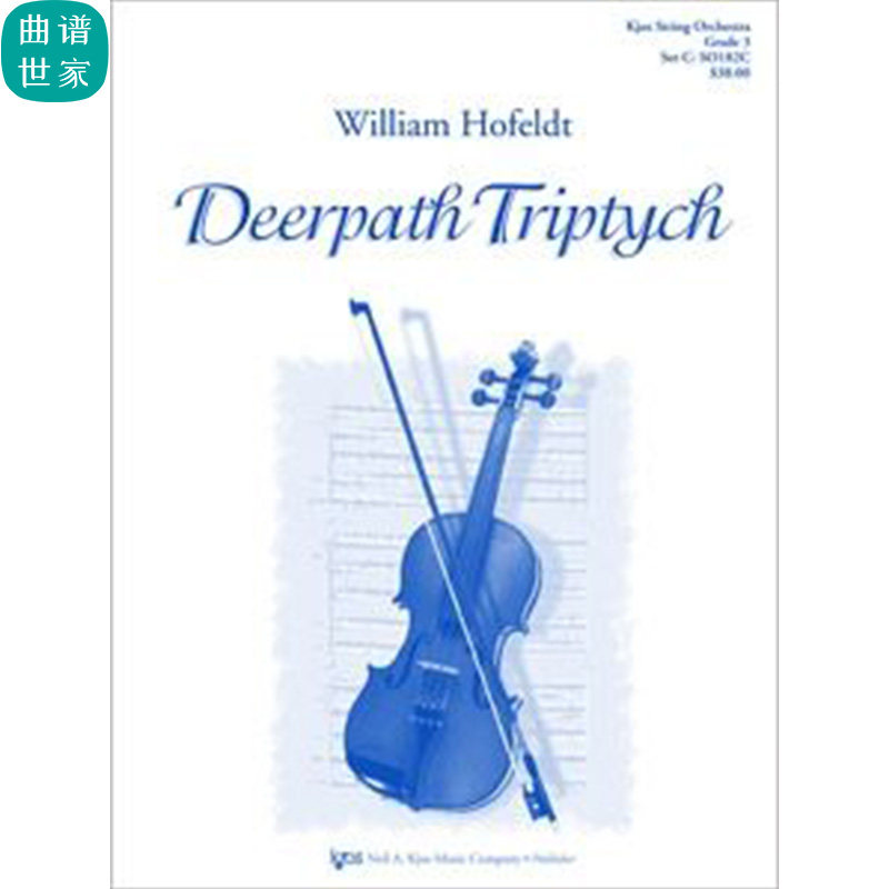 弦乐团 鹿径三联画Deerpath Triptych 3级重奏 总谱 分谱 MP3