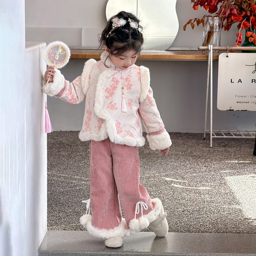 小学生国风新年服婴幼儿生日套装