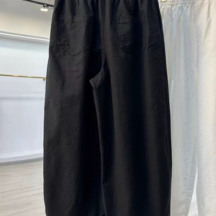 百搭宽松气球裤 日单2025春秋款 气质经典 街头风时尚 女士全棉休闲裤