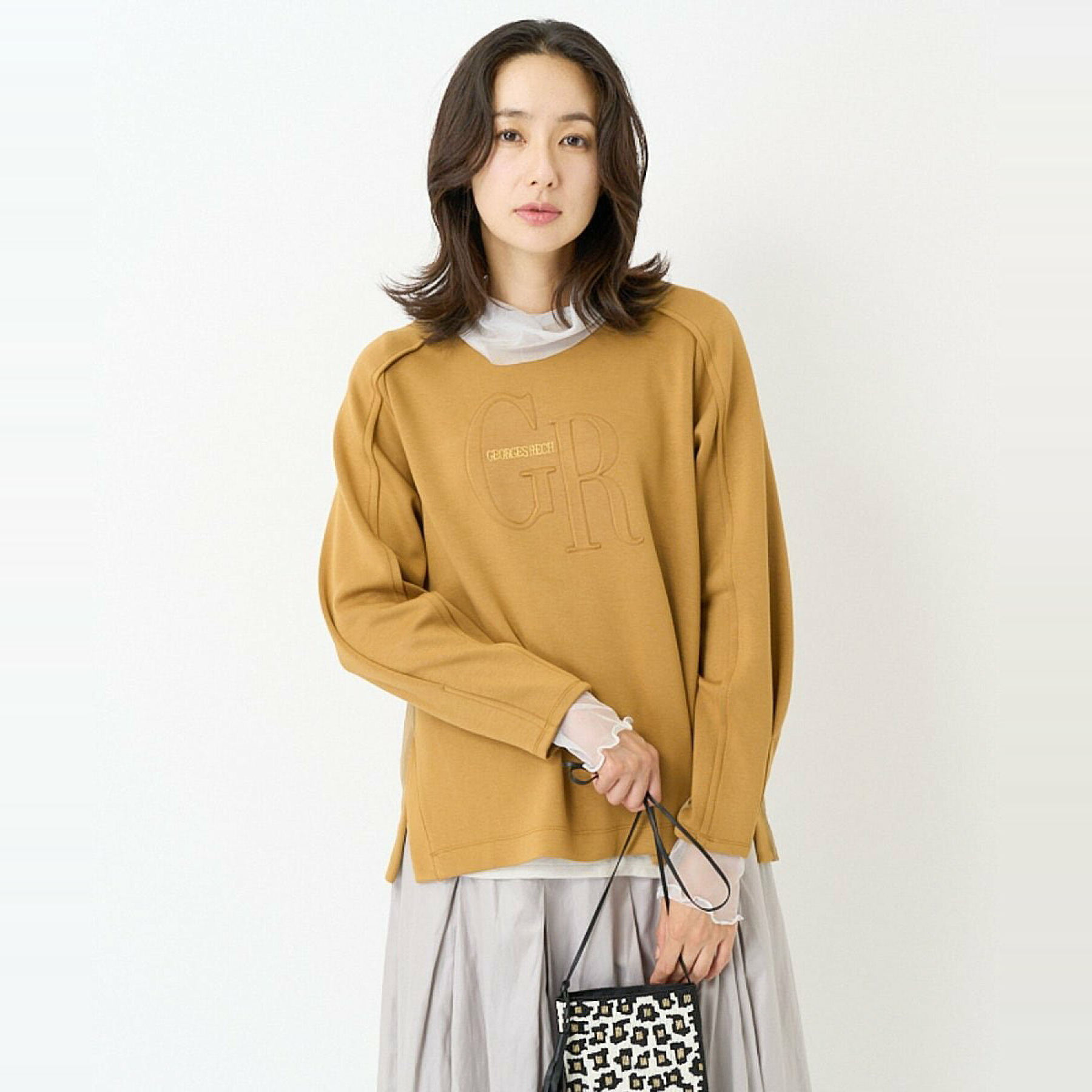 日单GR原单春秋女装宽松显瘦衬衫