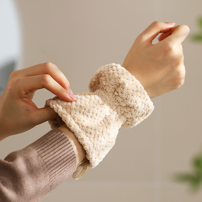 懒易家洗脸手腕套（2枚入）