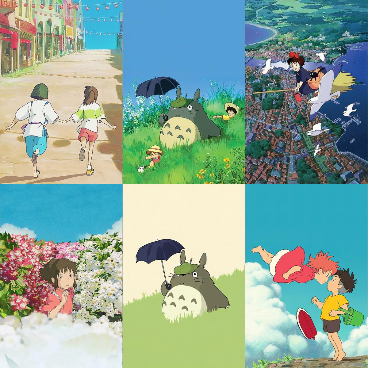 二次元贴纸墙粘卡通动漫日式自宿舍卧室动画装饰画宫崎骏电影海报